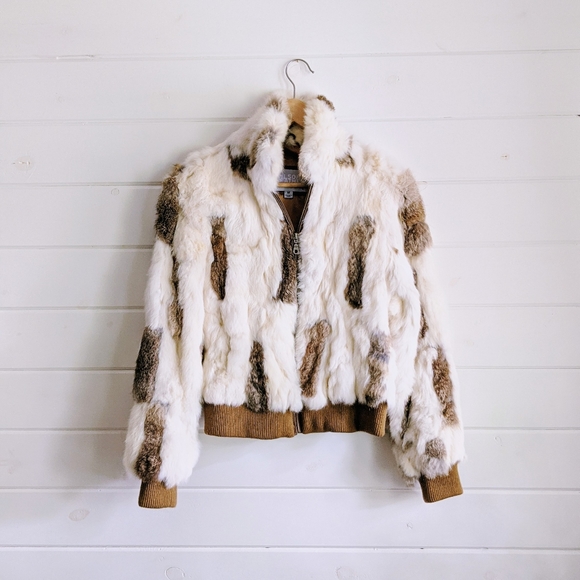 Jackets & Blazers - Vintage Genuine Fur Jacket